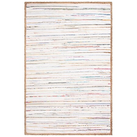 Safavieh 2 ft. 3 in. x 7 ft. Montauk Rectangle Hand Loomed Area Rug Grey & Natural MTK960F-27